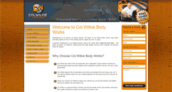 Desktop Screenshot of colwilkiebodyworks.com.au