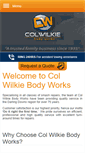 Mobile Screenshot of colwilkiebodyworks.com.au